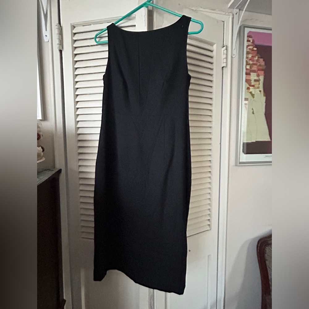 Banana Republic Black Midi Sheath Dress